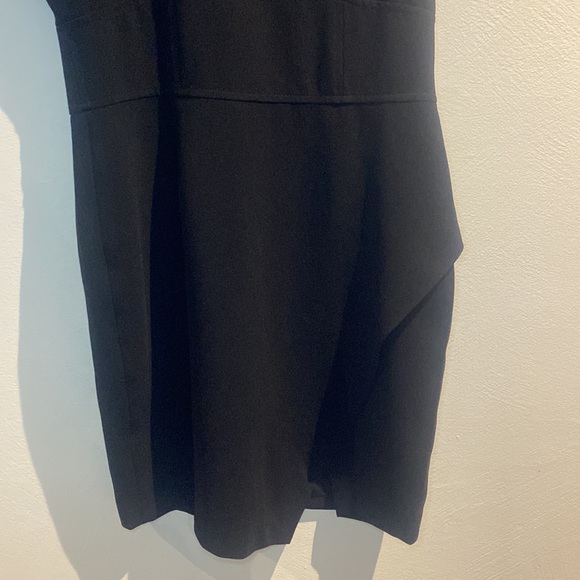 Bardot - Black Dress Asymmetrical Hem - Size 12 - Picture 5 of 10